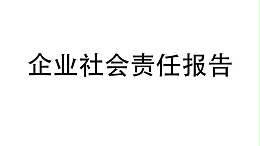 企业社会责任报告